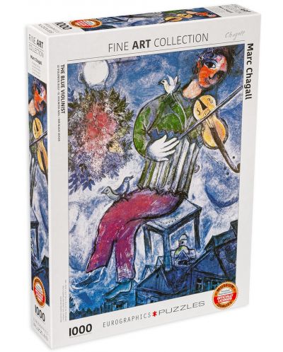 Puzzle Eurographics de 1000 piese – Violonist, Mark Chagall - 1