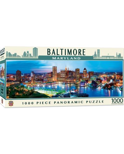 Puzzle panoramic  Master Pieces de 1000 piese - Baltimore - 1
