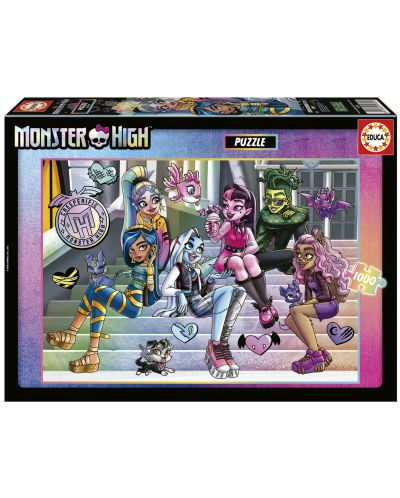 Puzzle Educa din 1000 de piese - Monster High - 1