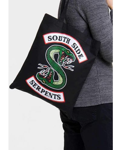 Geanta de cumparaturi Logoshirt Television: Riverdale - South Side Serpents	 - 2