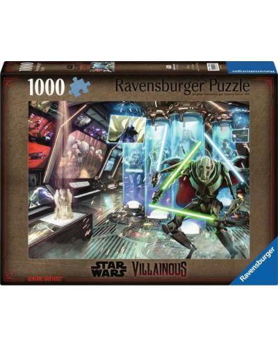 Puzzle Ravensburger din 1000 piese - Războiul Star Wars: General Grievous - 1