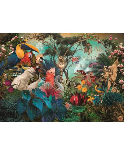 Puzzle Heye de 1000 de piese - Fauna: O varietate de păsări - 2