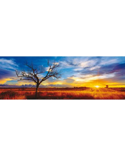 Puzzle panoramic Schmidt de 1000 piese - Stejarul desertului la apusul soarelui, Mark Gray - 2