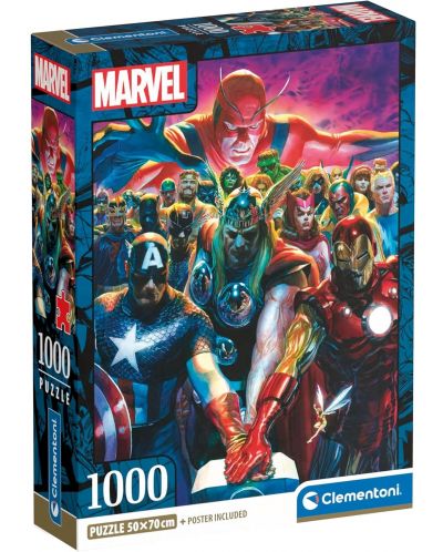 Puzzle Clementoni din 1000 piese - The Avengers - 1