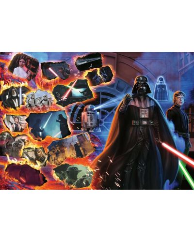 Puzzle Ravensburger din 1000 piese - Războiul Războiului Stelelor: Darth Vader - 2