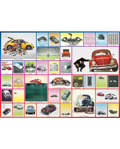 Puzzle Eurographics de 1000 piese – VW Beetle  - 2