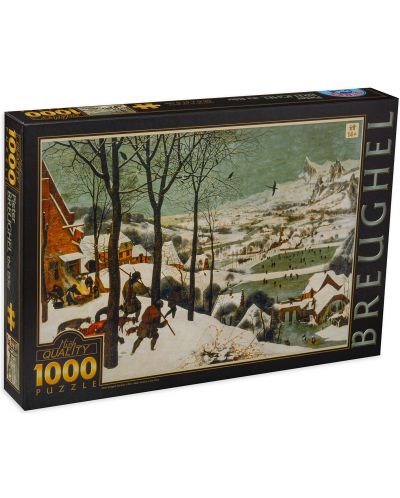 Puzzle D-Toys de 1000 piese - Hunters in the Snow - 1