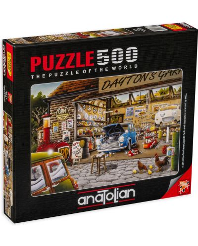 Puzzle Anatolian de 500 piese - Garajul lui Dayton, Hiro Tanikava - 1