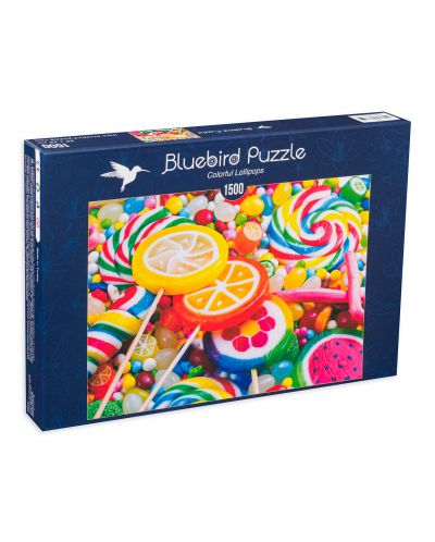 Puzzle Bluebird din 1500 de piese - Acadele colorate - 1