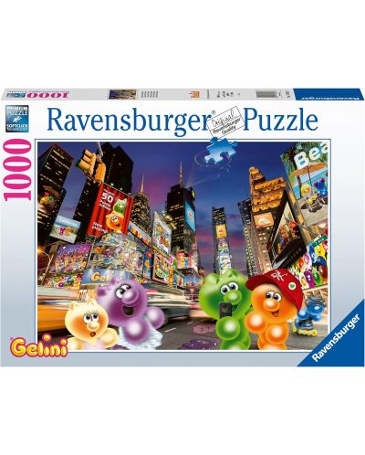Puzzle Ravensburger 1000 de piese - Gelini în Times Square - 1