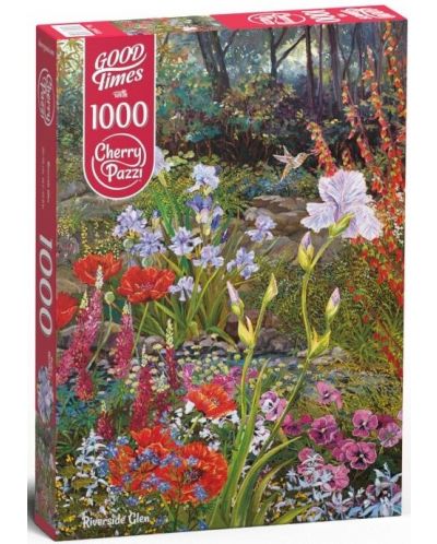 1000 de piese Cherry Pazzi Puzzle - Flori de pădure  - 1