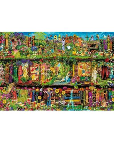 Puzzle Trefl de 1500 piese - Fairy bookcase - 2