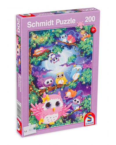 Puzzle Schmidt de 200 piese - In owl wood - 1