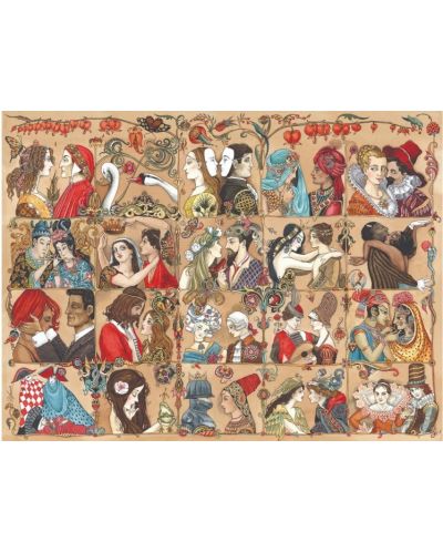 Puzzle Ravensburger din 1500 de piese - Dragostea de-a lungul secolelor - 2