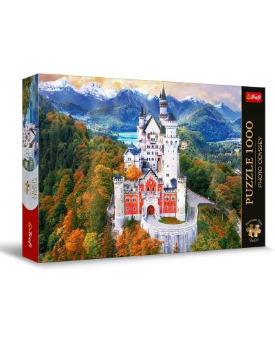 Puzzle Trefl din 1000 piese - Castelul Neuschwanstein, Germania  - 1