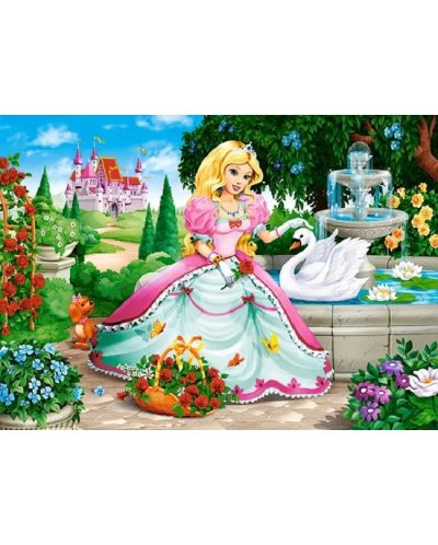 Puzzle Castorland 60 de piese - Prințesa și lebăda  - 2