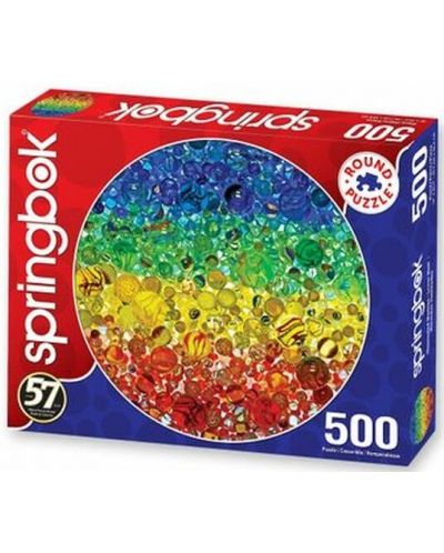 Puzzle Springbok de 500 piese - Illuminated Marbles - 1