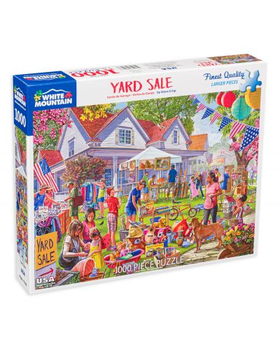 Puzzle White Mountain de 1000 piese - Yard Sale - 1