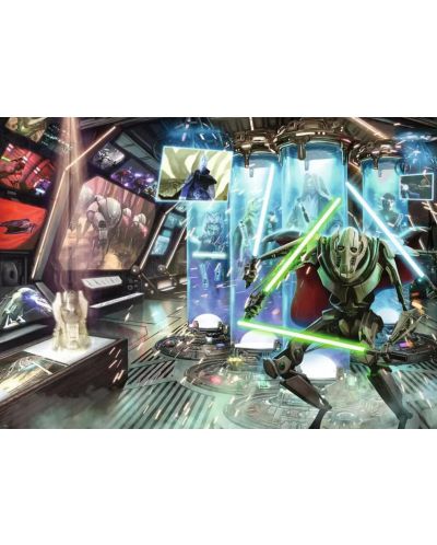 Puzzle Ravensburger din 1000 piese - Războiul Star Wars: General Grievous - 2