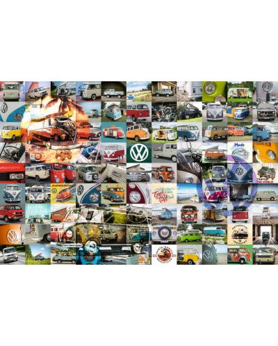 Puzzle Ravensburger de 3000 piese - 99 VW Bulli Moments - 2