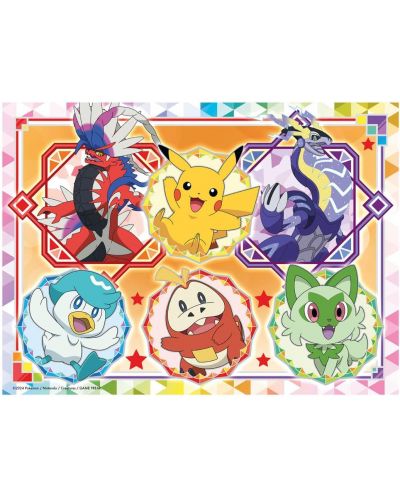 Puzzle Ravensburger 100 piese XXL - Pokémon: Legendele lui Scarlet și Violet - 2