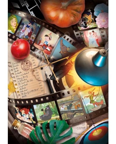 Puzzle  Clementoni din 1000 piese - Filme clasice Disney - 2