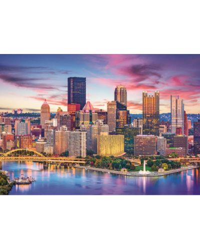 Puzzle Trefl din 1000 de piese - Pittsburgh, Pennsylvania - 2