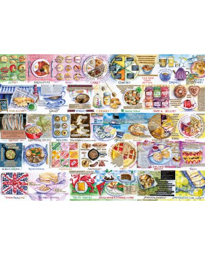 Puzzle Gibsons de 1000 piese - Pork Pies & Puddings - 2