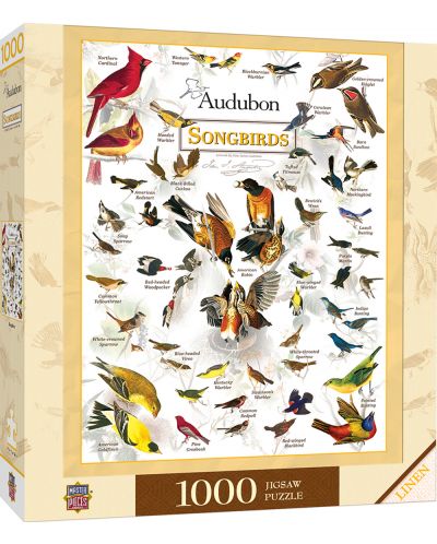 Puzzle Master Pieces de 1000 piese - Audubon Songbird - 1