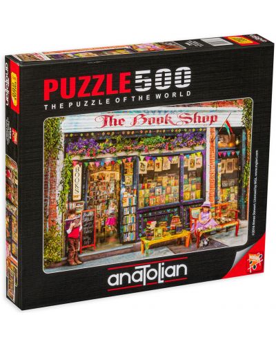 Puzzle Anatolian de 500 piese - Copii in fata librariei, Amy Stuart - 1