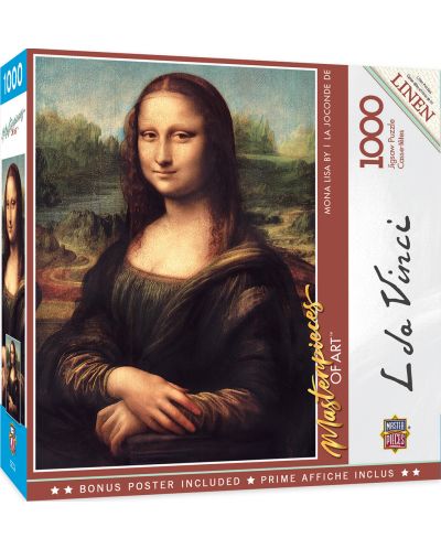 Puzzle  Master Pieces de 1000 piese - Mona Lisa - 1