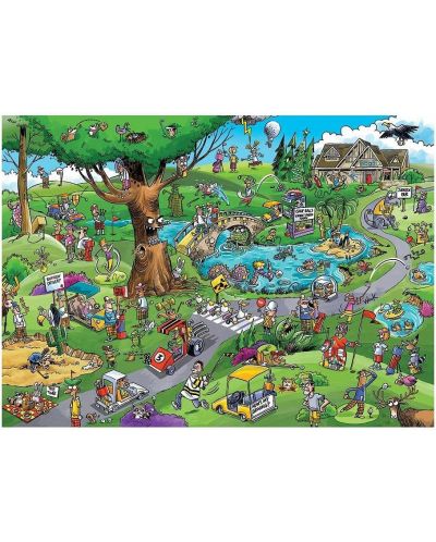 Puzzle Cobble Hill din 1000 piese - DoodleTown: Zilnic  - 2