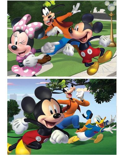 Puzzle Educa de 2 x 48 piese - Mickey si prietenii, tip 2 - 2