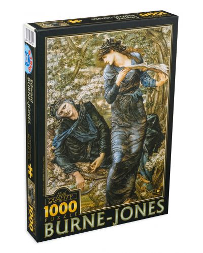 Puzzle D-Toys de 1000 piese – Merlin inselat, Eduard Burne-Jones - 1