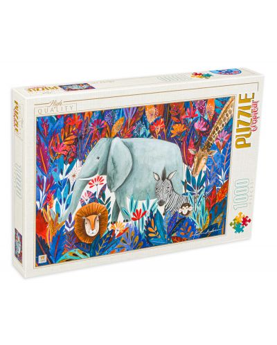 Puzzle D-Toys de 1000 piese – Elefant, Andrea Kurti - 1