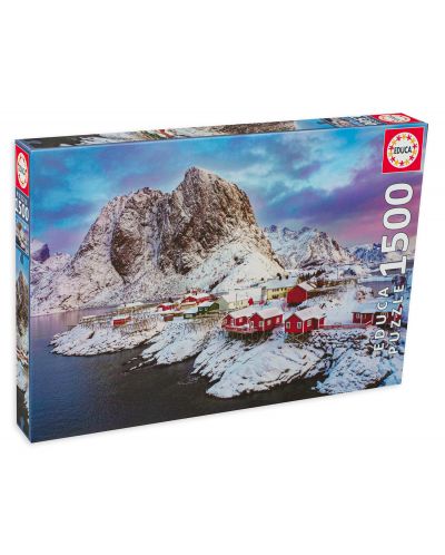 Puzzle Educa din 1500 de piese - Insulele Lotofen, Norvegia - 1