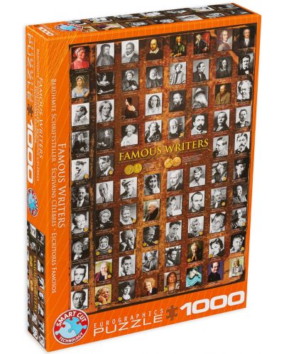 Puzzle Eurographics de 1000 piese – Scriitori cunoscuti - 1