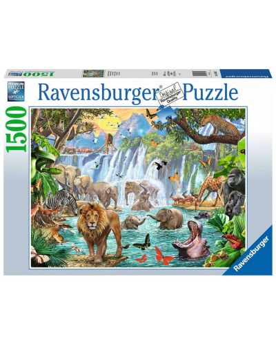 Puzzle Ravensburger de 1500 piese - Jungle Waterfall - 1