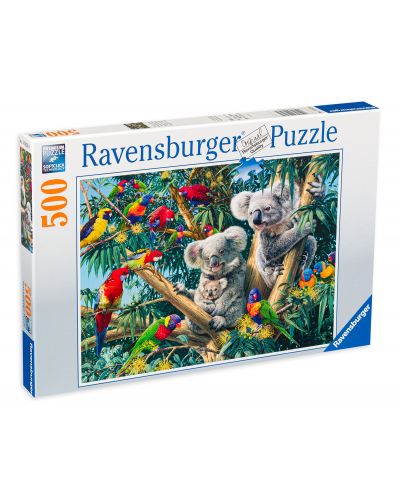 Puzzle Ravensburger de 500 piese - Koalas in a Tree - 1
