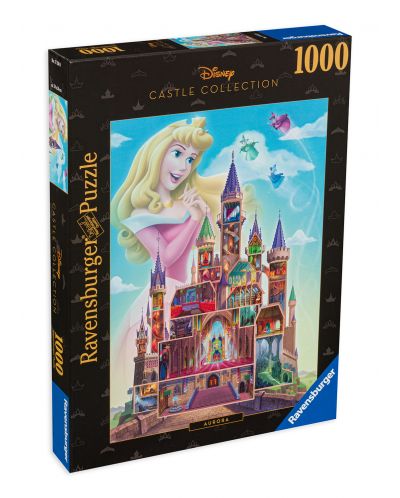 Puzzle Ravensburger din 1000 de piese - Disney: Castelul Adormitei - 1