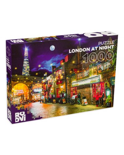 Puzzle Roovi de 1000 de piese – Londra noaptea - 1