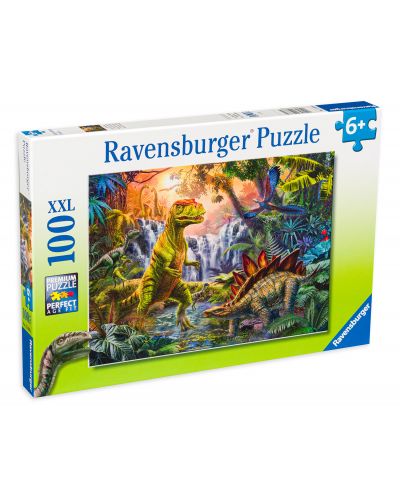 Puzzle Ravensburger de 100 XXL piese - Prehistoric Oasis - 1