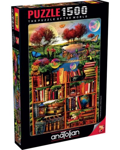 Puzzle Anatolian din 1500 piese - Imaginație prin lectură - 1