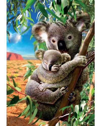 Puzzle Educa de 500 piese - Mom and Baby Koala - 2