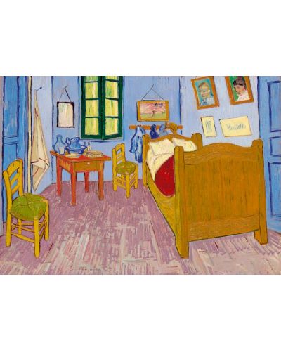 Puzzle Bluebird de 1000 piese - Bedroom in Arles, 1888 - 2