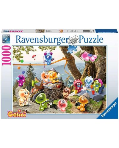 Puzzle Ravensburger de 1000 de piese - Gelini: Mergem la un picnic - 1