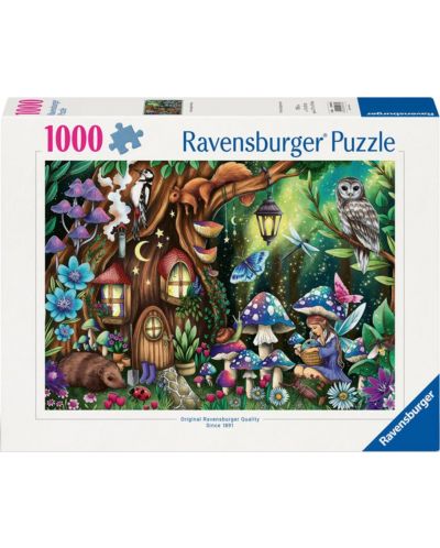 Puzzle Ravensburger din 1000 piese - În pădurea magică - 1