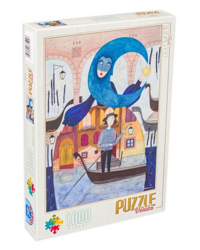 Puzzle D-Toys de 1000 piese – Venetia, Andrea Kurti - 1