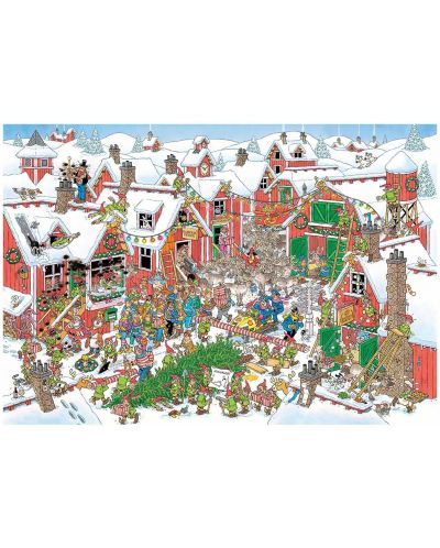 Puzzle Jumbo din 5000 de piese - Satul lui Moș Crăciun - 2