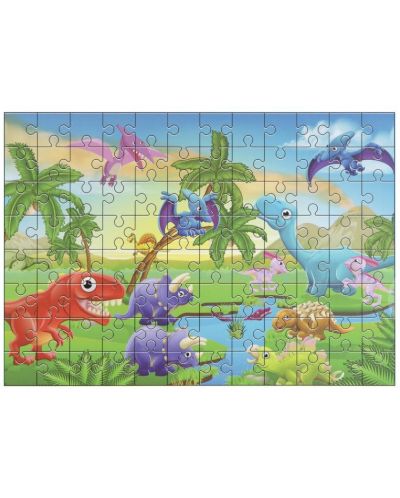 Puzzle Grafix din 96 de piese - Dinozauri - 2
